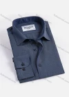 Wholesale Men's Formal Stand Collar Long Sleeve Buttons Argyle Allover Print Shirt - Liuhuamall