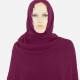 Women's Autumn Yellow Plain Raw Edge Cotton Hijab Scarf 11# Clothing Wholesale Market -LIUHUA