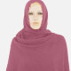 Women's Autumn Yellow Plain Raw Edge Cotton Hijab Scarf 21# Clothing Wholesale Market -LIUHUA