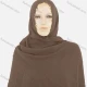 Wholesale Women's Autumn Yellow Plain Raw Edge Cotton Hijab Scarf 23# Clothing Wholesale Market Liuhua