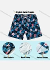 Wholesale Men's Quick Dry Drawstring Side Pockets Mesh Lining Beach Shorts - Liuhuamall