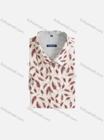 Wholesale Men's Casual Short Sleeve Allover Print Button Down Shirt SUKS015#, LIUHUA CLOTHING WHOLESALE
