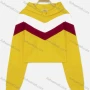 Wholesale Women's Casual Striped Long Sleeve Drawstring Cropped Hoodie preview