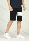 Wholesale Men's Round Neck Short Sleeve Striped T-Shirt With Shorts Set - Liuhuamall