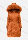 Wholesale Women's Hooded Fuzzy Faux Fur Collar Zipper Buttons Drawstring Pockets Mid Length Coat - Liuhuamall
