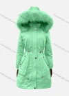 Wholesale Women's Hooded Fuzzy Faux Fur Collar Zipper Buttons Drawstring Pockets Mid Length Coat - Liuhuamall