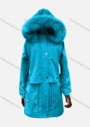 Wholesale Women's Hooded Fuzzy Faux Fur Collar Zipper Buttons Layered Drawstring Belted Pockets Mid Length Coat - Liuhuamall