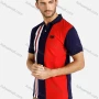 Wholesale Men's Short Sleeve Contrast Color Modern Polo Shirt preview
