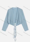 Wholesale Women's Casual Long Sleeve Lace Up Plain Cardigan 1836# - Liuhuamall