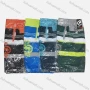 Wholesale Men's Vacation Striped Colorblock Patch Pocket Beach Shorts EK302# preview