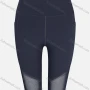 Wholesale Women's Sporty High Waist Sheer Mesh Plain Short Legging preview