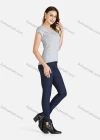 Wholesale Women's Summer Round Neck Tee&Stretch Skinny Pants Set - Liuhuamall