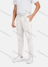 Wholesale Men's Casual Drawstring Flat Front Straight Leg Pants - Liuhuamall
