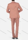 Wholesale Men's Fashion Lapel Single Breasted Striped Pockets Blazer & Pants 2 Piece Suit Sets - Liuhuamall
