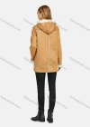 Wholesale Women's Hooded Long Sleeve Thermal Lined Button Down Pockets Coat - Liuhuamall
