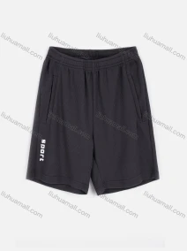 Wholesale Men's Athletic Elastic Waist Letter Print Waffle Knit Plain Shorts, LIUHUA CLOTHING WHOLESALE