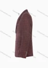 Wholesale Men's Formal Lapel Collar Single Breasted Plaid Multiple Pockets Blazer Jackets - Liuhuamall