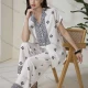 Wholesale Women's Stylish Printed Set Relaxed Fit with Geometric Patterns and Comfortable Design 7# Clothing Wholesale Market Liuhua