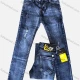 Wholesale Boys Casual Button Zipper Pockets Labelled Frayed Embroidered Plain Jean 3# Clothing Wholesale Market Liuhua