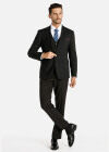 Wholesale Men's Button Blazer&Vest&Suit Pants 3-Piece Slim Fit Plain Suit Sets - Liuhuamall