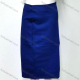 Wholesale Women's Fashion Plain Elastic Waist Knee Length Pencil Skirt 37-1681# Blue Wholesale Clothing Market & Suppliers -LIUHUAMALL