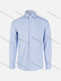 Wholesale Men's Business Plain Collared Button Down Long Sleeve Formal Shirts, LIUHUA CLOTHING WHOLESALE