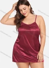 Wholesale Women's Sexy Plain Spaghetti Strap Nightgown 1291# - Liuhuamall