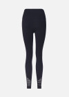 Wholesale Women's Athletic Plain Pin Dot High Waist Yoga Elasticity Leggings - Liuhuamall