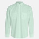 Men's Slim Fit Long Sleeve Flap Pockets Button Down Plain Shirts 30# Clothing Wholesale Market -LIUHUA