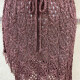 Women's Plain Woven Drawstring Skirt Coffee Clothing Wholesale Market -LIUHUA
