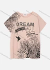 Wholesale Women's Casual Crew Neck Short Sleeve Rhinestone Graphic T-shirt 846201# - Liuhuamall