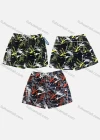 Wholesale Men's Casual Ink Splash Print Drawstring Beach Shorts 290# - Liuhuamall