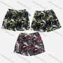 Wholesale Men's Casual Ink Splash Print Drawstring Beach Shorts 290# preview
