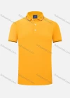 Wholesale Unisex Casual Slim Fit Short Sleeve Striped Trim Button Front Polo Shirts - Liuhuamall