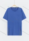 Wholesale Men's Casual Plain Reflective Stripes Round Neck Short Sleeve Tee - Liuhuamall