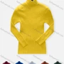Wholesale Men's Casual Plain Turtleneck Long Sleeve Sweater preview