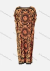 Wholesale Women's Plus Size Cap Sleeve Kaftan Crew Neck Pullover Baroque Print Africa BuBu Dress - Liuhuamall