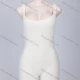 Wholesale Women's Casual Plain Sleeveless Ribbed Slim Fit Cami Romper C5204# White Clothing Wholesale Market Liuhua
