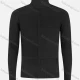 Wholesale Men's Casual Long Sleeve Texture Knit High Neck Plain Sweater Black Clothing Wholesale Market Liuhua