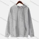 Wholesale Women's Basics Long Sleeve Plain Drawstring Casual Hoodie Sweatshirt With Kangaroo Pocket 0005# Gray Clothing Wholesale Market Liuhua