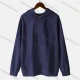 Wholesale Women's Basics Long Sleeve Plain Drawstring Casual Hoodie Sweatshirt With Kangaroo Pocket 0005# Navy Clothing Wholesale Market Liuhua