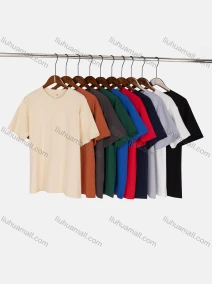Wholesale Women's Basics Plain 100%Cotton Crew Neck Short Sleeve Casual T-shirt 0002#, LIUHUA CLOTHING WHOLESALE