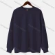 Wholesale Women's Basics Plain Crew Neck Pullover Long Sleeve Casual Sweatshirt 0004# Navy Clothing Wholesale Market Liuhua