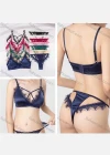 Wholesale Women's Lace Sexy Bra & Thongs Lingerie Set 2029# - Liuhuamall