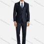Wholesale Men's Button Blazer&Vest&Suit Pants 3-Piece Plants Print Slim Fit Suit Sets preview