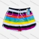 Wholesale Women's Vacation Stiching Color Pockets Drawstring Beach Shorts 2# Clothing Wholesale Market Liuhua