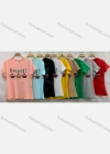 Wholesale Women's Casual Crew Neck Short Sleeve Graphic Slim Fit T-shirt - Liuhuamall