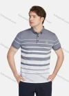 Wholesale Men's Casual 100% Cotton Striped Colorblock Short Sleeve Polo Shirts 22008# - Liuhuamall
