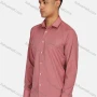 Wholesale Men's Casual Plain Collared Button Down Long Sleeve Shirts 2020-187# preview