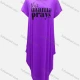 Wholesale Women's African Plus Size Letter Crew Neck Short Sleeve Pockets Loose Fit Dress 8807# 62# Clothing Wholesale Market Liuhua